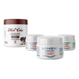 Kit Cronograma Lanox Hidratação Reconstrução + Mel Cola 500g