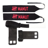 Kit Crossfit Munhequeira Wrap Mamut + Hand Grip Couro