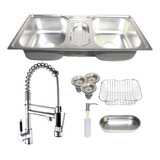 Kit Cuba Tripla Cozinha Com Secador + Torneira Monocomando