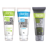 Kit Cuidado Facial Clearskin Esfoliante + Máscaras Avon