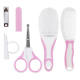 Kit Cuidados Bebê Higiene Buba Pente Escova Cortador De Unha