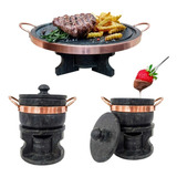 Kit Curado 2 Fondue 500 Ml + 1 Fondue 37cm + 6 Garfinhos