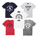 Kit De 2 Camisetas Abercrombie & Fitch E Hollister