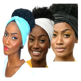Kit De 3faixa Turbante Touca Para Cabelo +barata Promoção