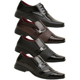 Kit De 4 Pares Sapato Social Masculino Lançamento Exclusivo