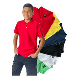 Kit De 5 Camisa Polo Infantil