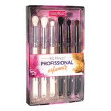 Kit De 6 Pincéis Para Maquiagem Macrilan Wb800 