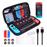 Kit De Acessórios 16 Em 1 Com Estojo Para Nintendo Switch