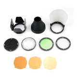 Kit De Acessórios Godox Ak-r1 Cabeça De Flash Redonda 
