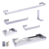 Kit De Acessórios Para Banheiro 6 Peças Linha Stander Polido