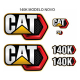 Kit De Adesivo Para Motoniveladora Cat 140k Modelo Novo