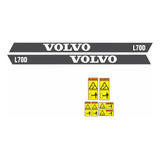Kit De Adesivos Pá Carregadeira Compatível Com Volvo L70d