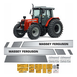 Kit De Adesivos Trator Massey Ferguson