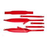 Kit De Alça Padrão Italiano Vermelho Acordeon/gaita