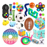 Kit De Alívio De Estresse De Brinquedo Sensorial Pop It Fidg