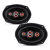 Kit De Alto Falante 6x9 Polegadas 220w Rms Quadriaxial Shutt