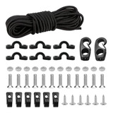 Kit De Amarração De Convés De Caiaque/com Ganchos Com