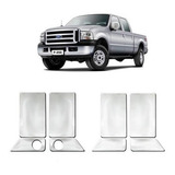 Kit De Aplique Das Maçanetas Da F-250 4 Portas Cromado