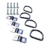 Kit De Argolas Para Fixação De Rede De Porta Malas Universal