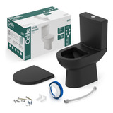 Kit De Bacia Com Caixa Acoplada Com Assento Termofixo E Wt