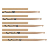 Kit De Baquetas 5a Batera Clube By Liverpool Pacote 5 Pares