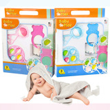 Kit De Chocalhos E Mordedor Baby Play Set Bebê 3 Meses