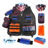 Kit De Colete Tático Infantil Para Nerf Guns N-strike Elite