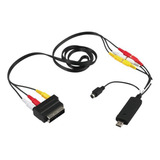 Kit De Conversão E Captura De Vídeo Vhs Para Dvd Usb2.0