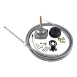 Kit De Direção Lancha 12 Pés Cabo De Comando Bezel Caixa