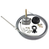Kit De Direção Lancha 16 Pés Cabo De Comando Bezel Caixa