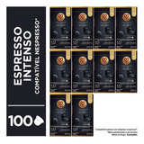 Kit De Espresso Intenso Com 100 Cápsulas 3 Corações
