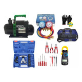 Kit De Ferramentas Completo Para Refrigeração 7 Cfm + Brinde