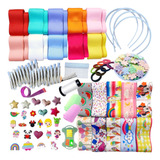 Kit De Fitas Laceira Iniciante Materiais Para Laços 50 Mts
