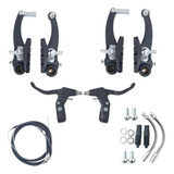 Kit De Freio Bike V-brake Pinocompleto Yd-v09 Pto Diant/tras