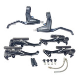 Kit De Freio V-brake Shimano Alivio T4000 Alumínio Preto