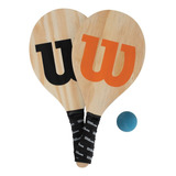 Kit De Frescobol Wilson Logo -