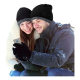 Kit De Frio Luvas Touch Screen ( Celular ) + Touca Quentinha