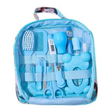 Kit De Higiene 13 Peças Azul Saúde Bebê Recém Nascido