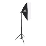 Kit De Iluminação Softbox C/ Tripé 170cm Criação De Conteúdo