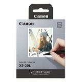 Kit De Impressão Xs-20l Impressora Canon Selphy Square Qx10