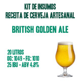 Kit De Insumos Receita Cerveja Artesanal - Golden Ale - 20l
