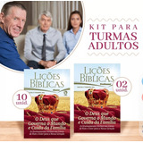 Kit De Lições Bíblicas Adulto Ebd 10 Aluno + 2 Professor -