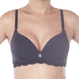 Kit De Lingerie Sutiã Nayane Com 2 Un. Bojo Meia Taça Renda.