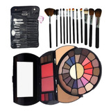 Kit De Maquiagem Luisance Love E Kit Com 12 Pincéis Macrilan