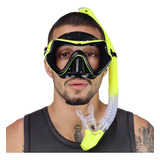 Kit De Mergulho Dive Motion Shark Ii Cor Amarelo