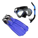 Kit De Mergulho Fun Dive, Nadadeira Com Máscara E Snorkel