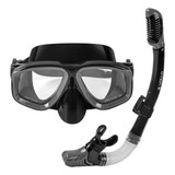 Kit De Mergulho Máscara E Snorkel Adulto Vollo