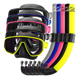 Kit De Mergulho Profissional Máscara E Snorkel Seasub