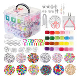 Kit De Miçangas Completo Para Fabricação De Joias Pulseiras
