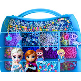 Kit De Miçangas Da Frozen Para Fazer Pulseiras E Bijus